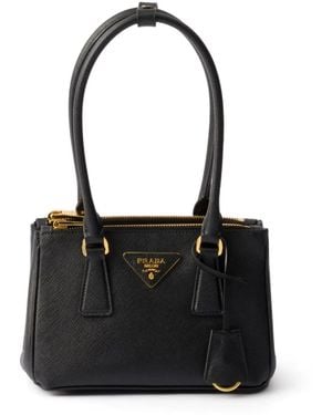 Prada プラダ ガレリア サフィアーノレザー ミニバッグ - ブラック