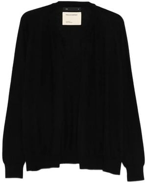 Frenckenberger Offener Cardigan - Schwarz
