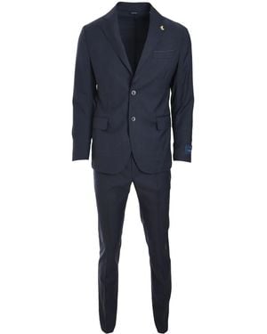 Tombolini Virgin Wool Suit - Blue