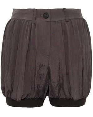 OPEN YY バルーンヘム ショートパンツ - グレー