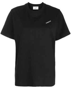 Coperni Logo Cotton T-shirt - Black