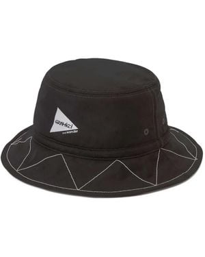 Gramicci X And Wander Stitch-Detail Bucket Hat - Black