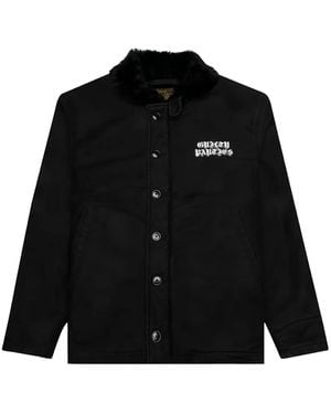 Wacko Maria N-1 Deck Graphic Jacket - Black