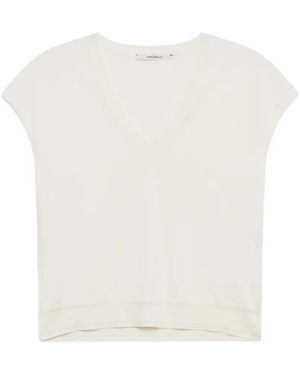 Maliparmi V-Neck Vest - White