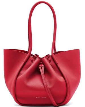 Proenza Schouler Large Ruched Tote Bag - Red