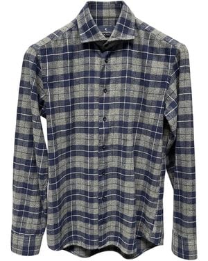BASTONCINO Checked Shirt - Blue