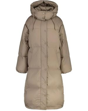 GANT Hooded Down Coat - Natural