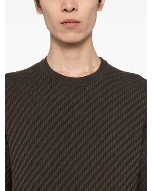 Brioni Round-Neck Sweater - Black