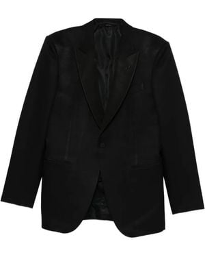 Tom Ford Dyllan Welt-Pocket Blazer - Black