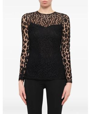 Givenchy Printed Layered Top - Black