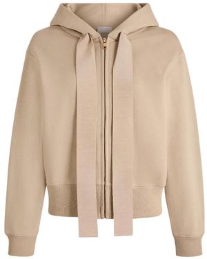 Patou Zipped Hoodie - Natural