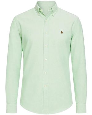 Polo Ralph Lauren Chemise Brodée À Manches Longues - Green
