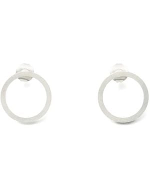 Maison Margiela Pendientes Con Número De Referencia - Blanco