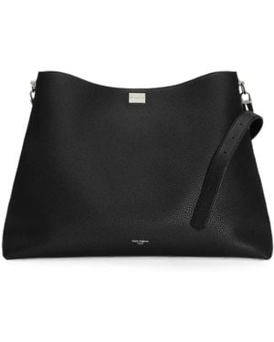 Dolce & Gabbana Vittoria Shoulder And Crossbody Bag - Black