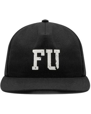 Fear Of God Fu Baseballkappe Mit Logo-Schild - Schwarz