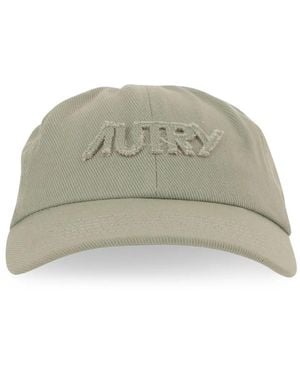 Autry Chrysalis Cotton Baseball Cap - Grey