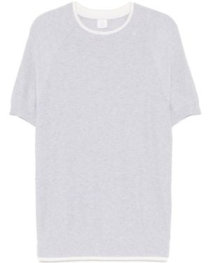 Eleventy ファインニット トップ - ホワイト