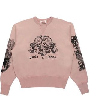 Samuel Zelig Sudadera Jardin con cuello redondo - Rosa