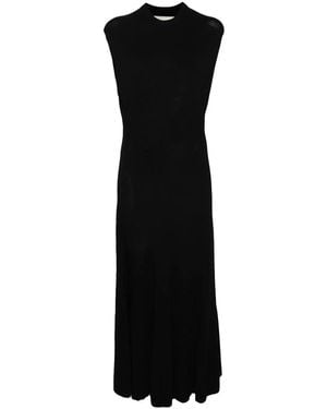 Aeron Gulf Ribbed Maxi Dress - Black