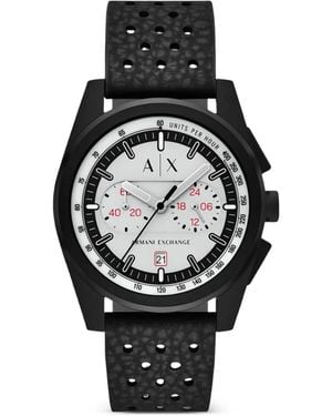 ARMANI EXCHANGE Montre À Détail De Logo Mm - Black