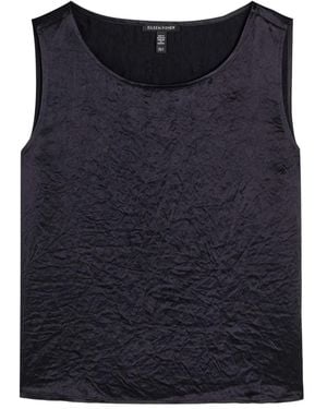 Eileen Fisher Textured Sleeveless Blouse - Blue