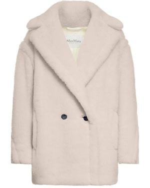 Max Mara Double-Breasted Coat - Natural