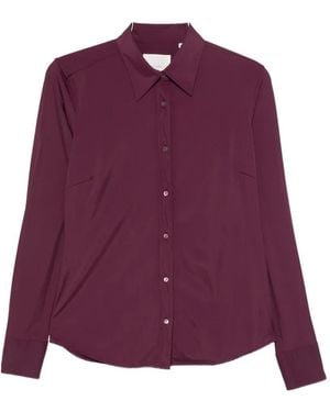 Xacus Larissa Kt Button-Fastening Shirt - Purple