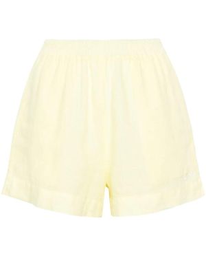 Mc2 Saint Barth Meave リネン ショートパンツ - ナチュラル