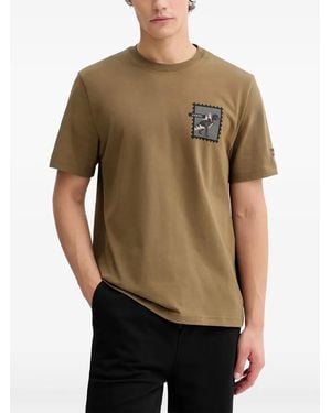 Iceberg Stamp-Patch T-Shirt - Green