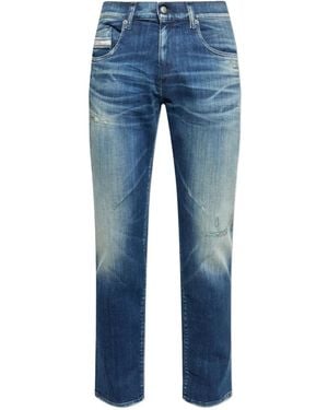 DIESEL D-Strukt Distressed Jeans - Blue
