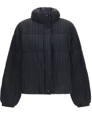 GONGDID DESIGN Pleated Reversible Jacket - Blue