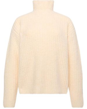 Calvin Klein Roll-Neck Sweater - Natural