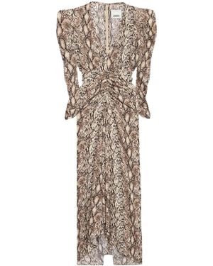 Isabel Marant Mini Dress With Luxurious Blend For - Natural