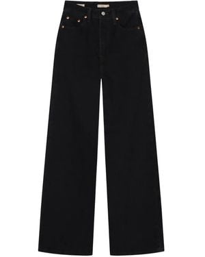 Levi's Ribcage Wide-Leg Jeans - Black