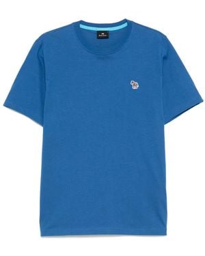 Paul Smith T-Shirt Con Applicazione Logo - Blu