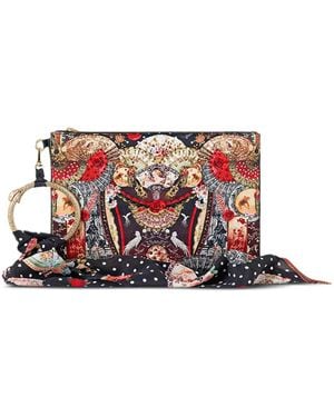 CAMILLA Bolso De Mano Ring Scarf - Blanco
