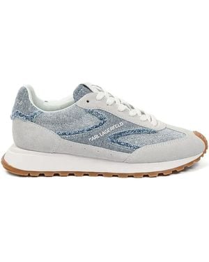 Karl Lagerfeld Lace-Up Trainers - White