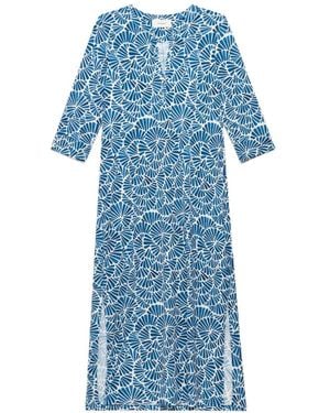 Maliparmi Robe Courte À Imprimé Graphique - Blue