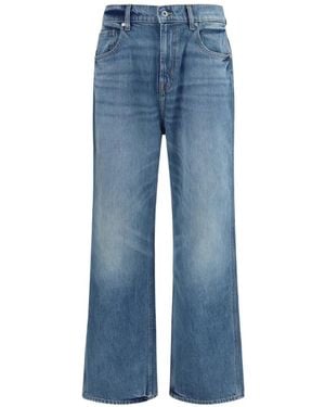 7 For All Mankind Wide-Leg Jeans - Blue
