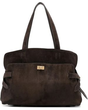 Anya Hindmarch Microfibre/Suede/Calf Leather - Black