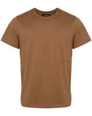 Yves Salomon Cashmere-Blend T-Shirt - Brown