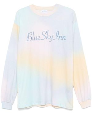 BLUE SKY INN Tie Dye-Print T-Shirt - White