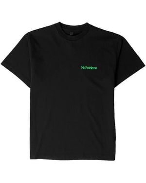 No Problemo T-Shirt Con Logo - Nero