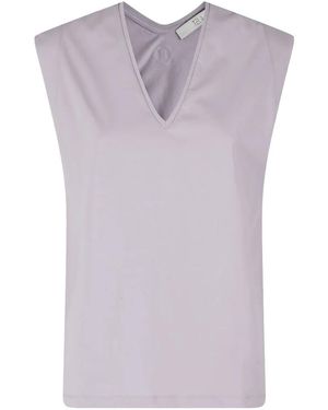 Tela Sami V-Neck Sleeveless Top - Purple