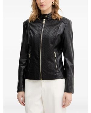 Guess Woven-Panel Jacket - Black