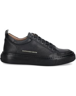 Alexander Smith Lace-Up Bond Trainers - Black