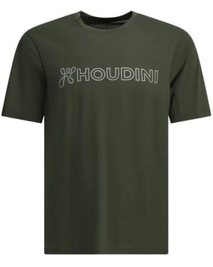 Houdini Sportswear M's Pace Air Message T-Shirt - Green