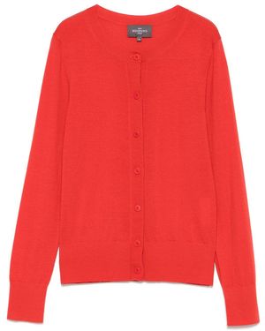 Eric Bompard Cashmere Cardigan - Red