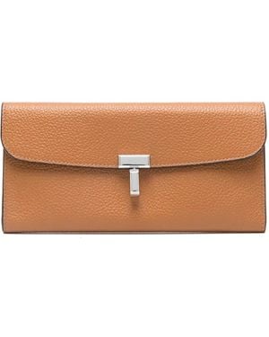 TOTEME Tロック 財布 - ブラウン
