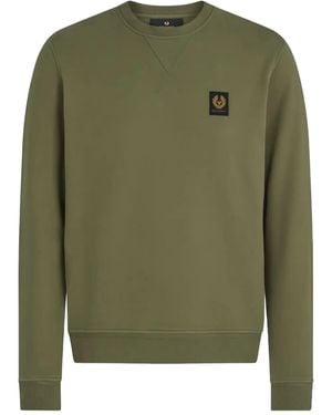 Belstaff Logo-Patch Sweatshirt - Green